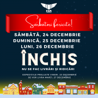 Program de lucru Craciun 2022 si anul nou